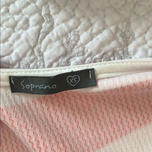 Soprano white and red‎ striped dress - Picture 5 of 5